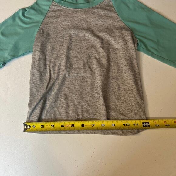 Gray and Teal Soft T-Shirt - Picture 6 of 7